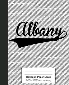 Paperback Hexagon Paper Large: ALBANY Notebook Book