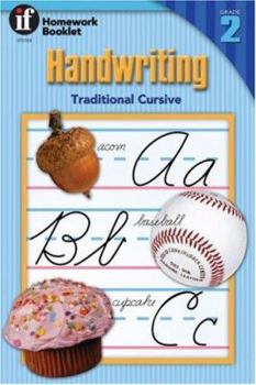 Paperback Handwriting Traditional Cursive Homework Booklet Book
