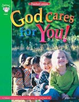 Paperback God Cares for You: Preschool Lessons Book