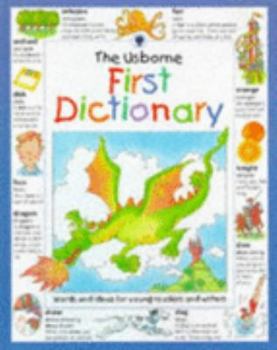 Hardcover Usborne First Dictionary (Usborne Dictionaries) Book