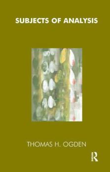 Paperback Subjects of Analysis Book