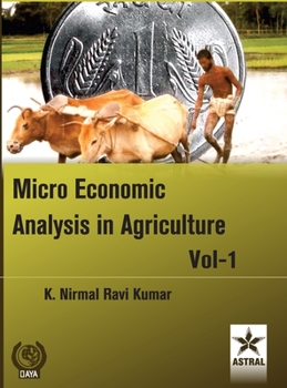 Hardcover Micro Economic Analysis in Agriculture Vol. 1 Book