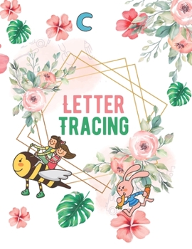 Paperback Letter Tracing Book. Handwriting Practice Paper Workbook. Kindergarten Workbook. Beginner to Tracing ABC Letters A-Z. Alphabet Handwriting Practice Wo [Large Print] Book
