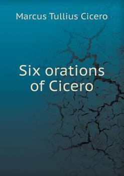 Paperback Six Orations of Cicero Book