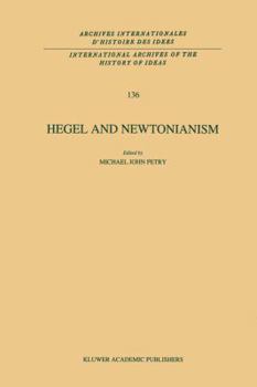 Paperback Hegel and Newtonianism Book