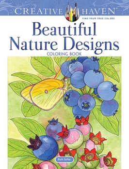 Paperback Creative Haven Beautiful Nature Designs Coloring Book