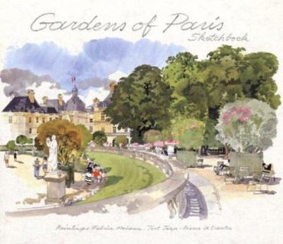 Hardcover Gardens of Paris Sketchbook Book