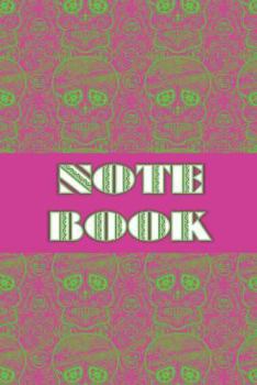 Notebook : Sugar Skull , Day of the Dead , Composition Book . Cornell Notes - 150 Pages , 6 X 9 , Cream , Tiled Green Sugar Skull