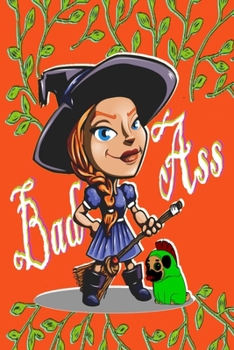 Paperback BADASS witch: Brightly colored cover badass witch notebook journal for college or the office or even for daily writing Book