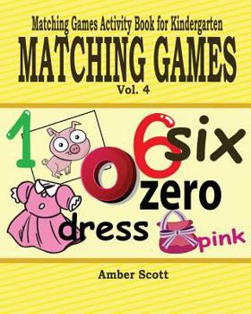Paperback Matching Games ( Matching Games Activity Book For Kindergarten) - Vol. 4 Book