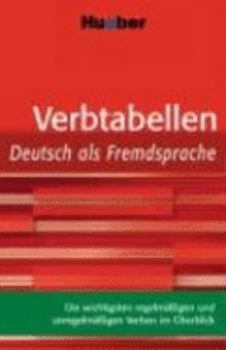 Paperback VERBTABELLEN DT. ALS FREMDSPRACHE [German] Book