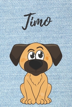 Timo Notizbuch Hunde / Malbuch / Tagebuch: Individuelles personalisiertes blanko Jungen & Männer Namen Notizbuch, blanko DIN A5 Seiten. Ideal als Uni ... Geschenk für Männer. (German Edition)