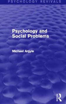 Hardcover Psychology and Social Problems Book