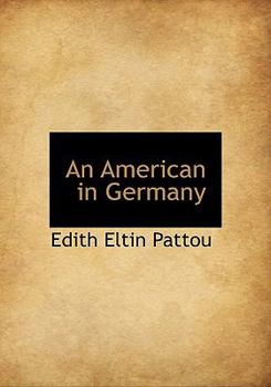 Paperback An American in Germany Book