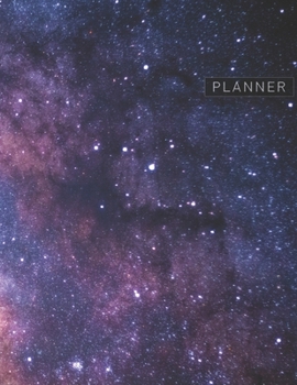Planner: Galaxy 2 Year Weekly Planning Organizer | 2020 - 2021 | January 20 - December 21 | Writing Notebook | Productive Datebook Calendar Schedule | Plan Days, Set Goals & Get Stuff Done