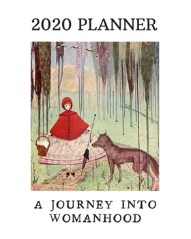 Paperback 2020 Planner: A Journey Into Womanhood: Monthly & Weekly Planner: Dot Grid Included: Perfect Gift For Travelers, Bookworms, Women [L Book