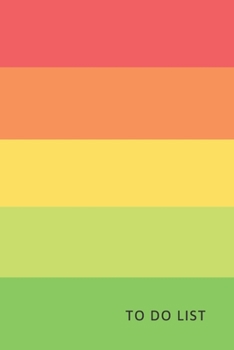 Paperback To Do List: Colorfull Edition - Planner and Daily Task Manager with Checkboxes (6" x 9" - 120 Pages) Book