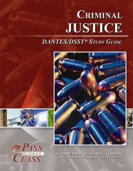 Paperback Criminal Justice DSST / DANTES Test Study Guide Book