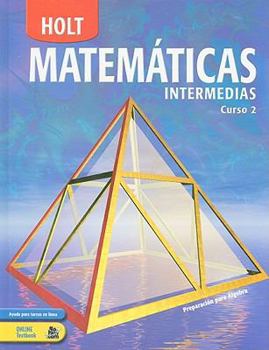Hardcover Holt Matematicas Intermedias, Curso 2 [Spanish] Book