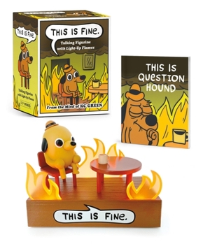 Paperback This Is Fine Talking Figurine: With Light and Sound! Book