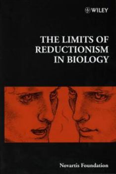 Hardcover The Limits of Reductionism in Biology: Novartis Foundation Symposium Book
