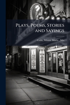 Paperback Plays, Poems, Stories and Sayings Book