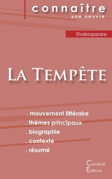 Paperback Fiche de lecture La Tempête de William Shakespeare (analyse littéraire de référence et résumé complet) [French] Book