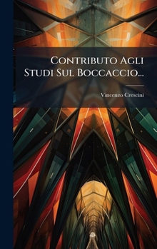Hardcover Contributo Agli Studi Sul Boccaccio... [Italian] Book