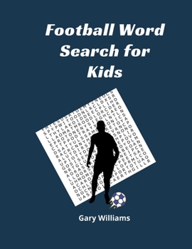 Paperback Football Word Search for Kids: Football Activity Book for kids large print [Large Print] Book