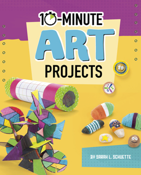 Hardcover 10-Minute Art Projects Book