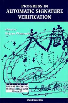 Hardcover Progress in Automatic Signature Verification Book