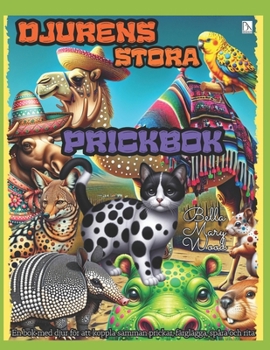 Paperback Prick till prick djur målarbok för barn: prick till prick för barn [Swedish] Book