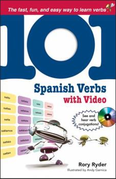 Paperback 101 Spanish Verbs with 101 Videos for Your iPod [With CDROM] Book