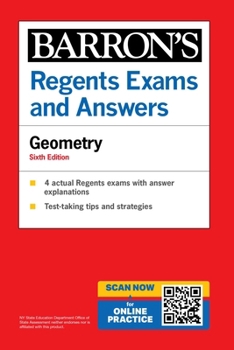 Paperback Regents Exams and Answers: Geometry, Sixth Edition Book
