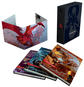 Hardcover Dungeons & Dragons Core Rulebooks Gift Set (Special Foil Covers Edition with Slipcase, Player's Handbook, Dungeon Master's Guide, Monster Manual, DM S Book