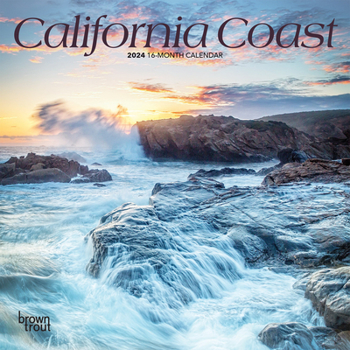 Calendar California Coast 2024 Mini 7x7 Book