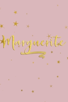 Paperback Marguerite: Personalized Journal to Write In - Rose Gold Line Journal Book