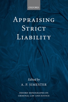 Hardcover Appraising Strict Liability Book