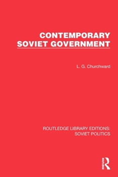 Paperback Contemporary Soviet Government Book
