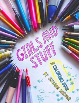 Paperback Girls and Stuff: A Coloring Book
