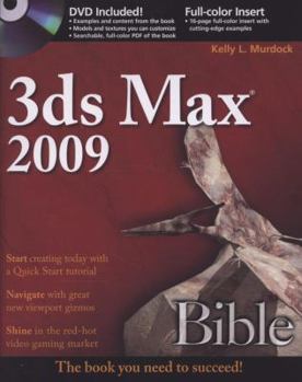 Paperback 3ds Max 2009 Bible [With DVD] Book