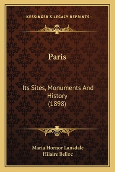 Paperback Paris: Its Sites, Monuments And History (1898) Book