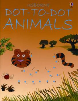 Paperback Dot-To-Dot Animals Book