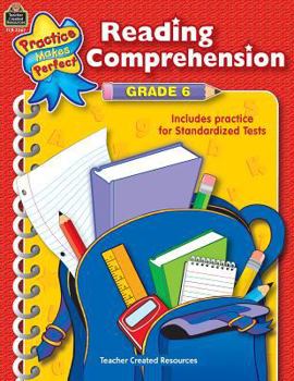 Paperback Reading Comprehension Grade 6 Book