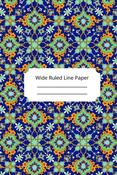 Paperback Islam Art Inspirational, Motivational and Spiritual Theme Wide Ruled Line Paper Book
