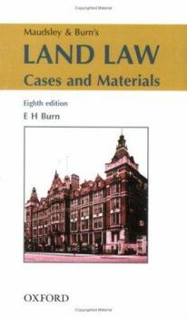 Paperback Maudsley and Burn's Land Law: Cases and Materials Book