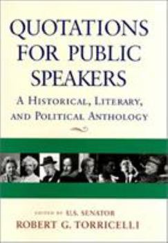 Hardcover Quotations For Public Speakers Book