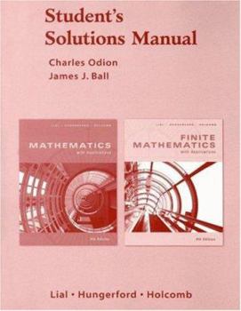 Paperback Student's Solutions Manual: Mathematics with Applications and Finite Mathematics with Applications Book