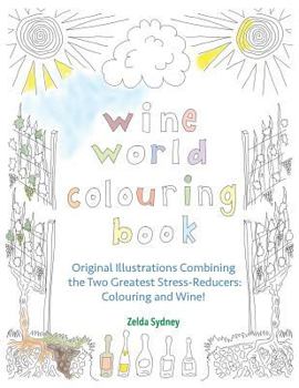 Paperback Wine World Colouring Book