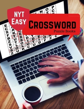 Paperback NYT Easy Crossword Puzzle Books: Fun Way to Your IQ, Word Find Game Book for Teens and Adults Who Love to read and Challenge. Book